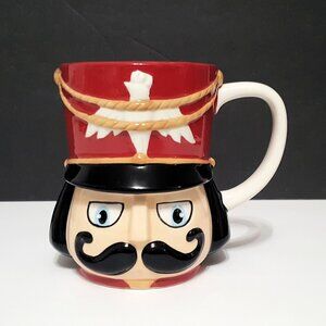 NEW RARE Williams Sonoma Twas the Night Before Nutcracker Figural Mug 22 OZ
